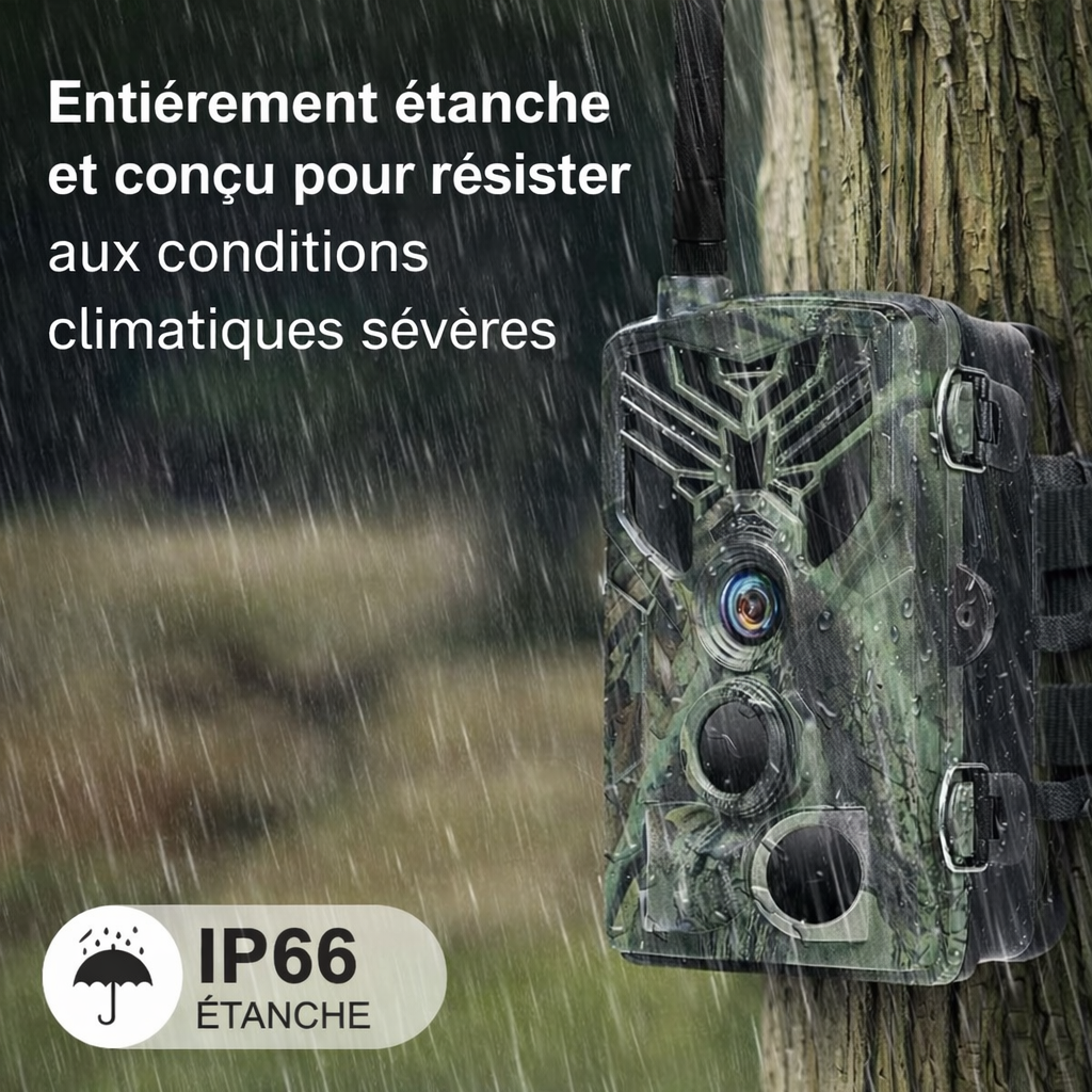 Caméra de chasse 4G avec application – 36MP et Vidéo 4K